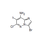 8-Amino-3-bromo-6-chloro-7-iodoimidazo[1,2-b]pyridazine