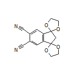 2’H-Dispiro[[1,3]dioxolane-2,1’-indene-3’,2’’-[1,3]dioxolane]-5’,6’-dicarbonitrile