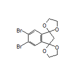 5’,6’-Dibromo-2’H-dispiro[[1,3]dioxolane-2,1’-indene-3’,2’’-[1,3]dioxolane]