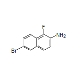 2-Amino-6-bromo-1-fluoronaphthalene