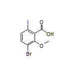 3-Bromo-6-iodo-2-methoxybenzoic Acid