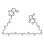 Bis(2,5-dioxo-1-pyrrolidinyl) 4,7,10,13,16,19,22,25,28,31-Decaoxatetratriacontane-1,34-dioate