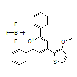 4-(3-Methoxy-2-thienyl)-2,6-diphenylpyrylium Tetrafluoroborate