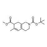 Methyl 2-Boc-6-methyl-1,2,3,4,7,8-hexahydroisoquinoline-7-carboxylate