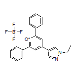 4-(1-Ethyl-4-pyrazolyl)-2,6-diphenylpyrylium Tetrafluoroborate