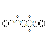 (R)-1,4-Bis[(benzyloxy)carbonyl]piperazine-2-carboxylic Acid