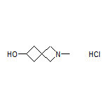 2-Methyl-2-azaspiro[3.3]heptan-6-ol Hydrochloride