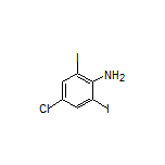 4-Chloro-2,6-diiodoaniline