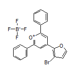 4-(3-Bromo-2-furanyl)-2,6-diphenylpyrylium Tetrafluoroborate