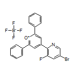 4-(5-Bromo-3-fluoro-2-pyridyl)-2,6-diphenylpyrylium Tetrafluoroborate