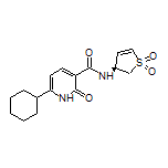 (S)-6-Cyclohexyl-N-(1,1-dioxido-2,3-dihydro-3-thienyl)-2-oxo-1,2-dihydropyridine-3-carboxamide