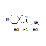 2,8-Diazaspiro[4.5]decan-3-ylmethanamine Trihydrochloride