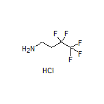 3,3,4,4,4-Pentafluoro-1-butanamine Hydrochloride