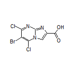 6-Bromo-5,7-dichloroimidazo[1,2-a]pyrimidine-2-carboxylic Acid