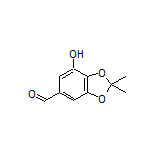 7-Hydroxy-2,2-dimethylbenzo[d][1,3]dioxole-5-carbaldehyde