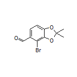 4-Bromo-2,2-dimethylbenzo[d][1,3]dioxole-5-carbaldehyde