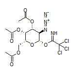 (2R,3R,4R,5R,6S)-2-(Acetoxymethyl)-5-azido-6-(2,2,2-trichloro-1-iminoethoxy)tetrahydro-2H-pyran-3,4-diyl Diacetate