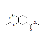 Methyl (1S,3S,4R)-3-Acetoxy-4-bromocyclohexane-1-carboxylate