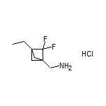 (3-Ethyl-2,2-difluorobicyclo[1.1.1]pentan-1-yl)methanamine Hydrochloride