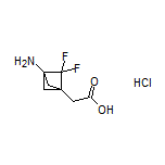 2-(3-Amino-2,2-difluorobicyclo[1.1.1]pentan-1-yl)acetic Acid Hydrochloride