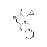 1-Benzyl-6-cyclopropylpiperazine-2,5-dione