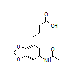 4-(6-Acetamidobenzo[d][1,3]dioxol-4-yl)butanoic Acid