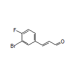 (E)-3-(3-Bromo-4-fluorophenyl)acrylaldehyde