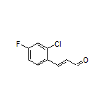 (E)-3-(2-Chloro-4-fluorophenyl)acrylaldehyde