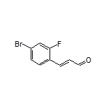 (E)-3-(4-Bromo-2-fluorophenyl)acrylaldehyde