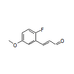 (E)-3-(2-Fluoro-5-methoxyphenyl)acrylaldehyde