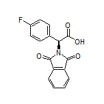 (S)-2-(1,3-Dioxo-2-isoindolinyl)-2-(4-fluorophenyl)acetic Acid