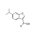 6-Isopropylbenzofuran-3-carboxylic Acid