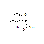 4-Bromo-5-methylbenzofuran-3-carboxylic Acid