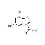 5,7-Dibromobenzofuran-3-carboxylic Acid