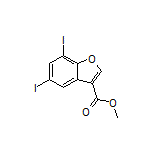 Methyl 5,7-Diiodobenzofuran-3-carboxylate