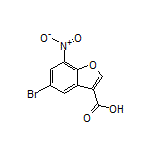 5-Bromo-7-nitrobenzofuran-3-carboxylic Acid