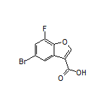 5-Bromo-7-fluorobenzofuran-3-carboxylic Acid