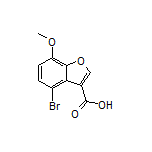 4-Bromo-7-methoxybenzofuran-3-carboxylic Acid