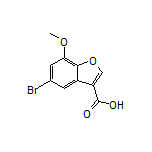 5-Bromo-7-methoxybenzofuran-3-carboxylic Acid