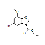 Ethyl 5-Bromo-7-methoxybenzofuran-3-carboxylate