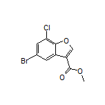 Methyl 5-Bromo-7-chlorobenzofuran-3-carboxylate