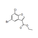 Ethyl 5-Bromo-7-chlorobenzofuran-3-carboxylate