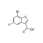 7-Bromo-5-fluorobenzofuran-3-carboxylic Acid