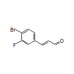 (E)-3-(4-Bromo-3-fluorophenyl)acrylaldehyde