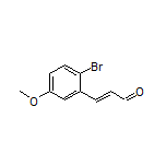 (E)-3-(2-Bromo-5-methoxyphenyl)acrylaldehyde