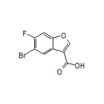 5-Bromo-6-fluorobenzofuran-3-carboxylic Acid