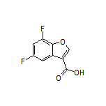 5,7-Difluorobenzofuran-3-carboxylic Acid