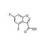 4,6-Difluorobenzofuran-3-carboxylic Acid