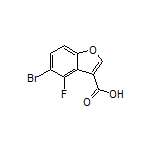 5-Bromo-4-fluorobenzofuran-3-carboxylic Acid