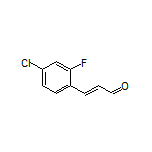 (E)-3-(4-Chloro-2-fluorophenyl)acrylaldehyde